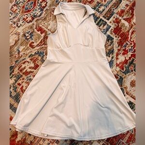 White Sleeveless athletic dress sz large